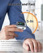 Fingertip Pulse Oximeter Blood Oxygen Saturation Monitor