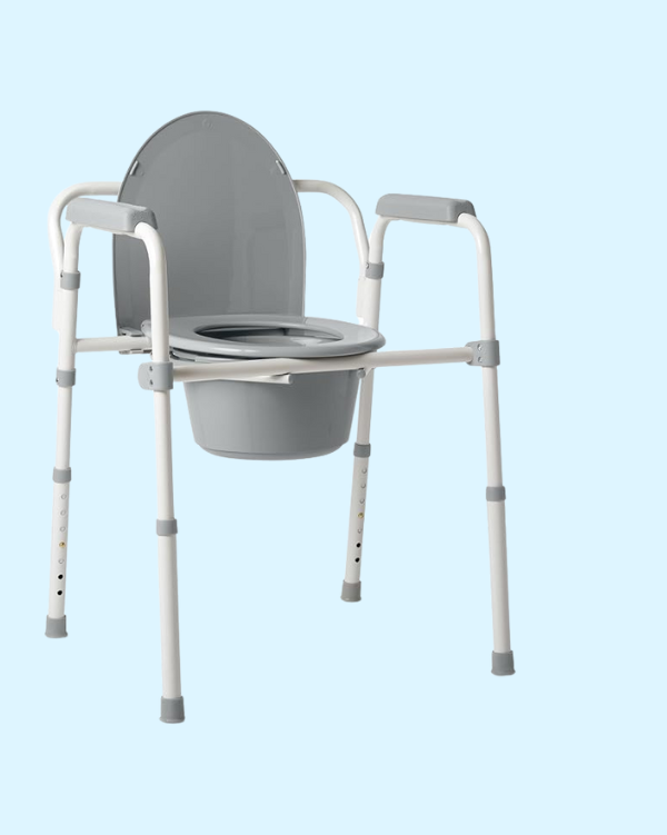 Folding Bedside Commode